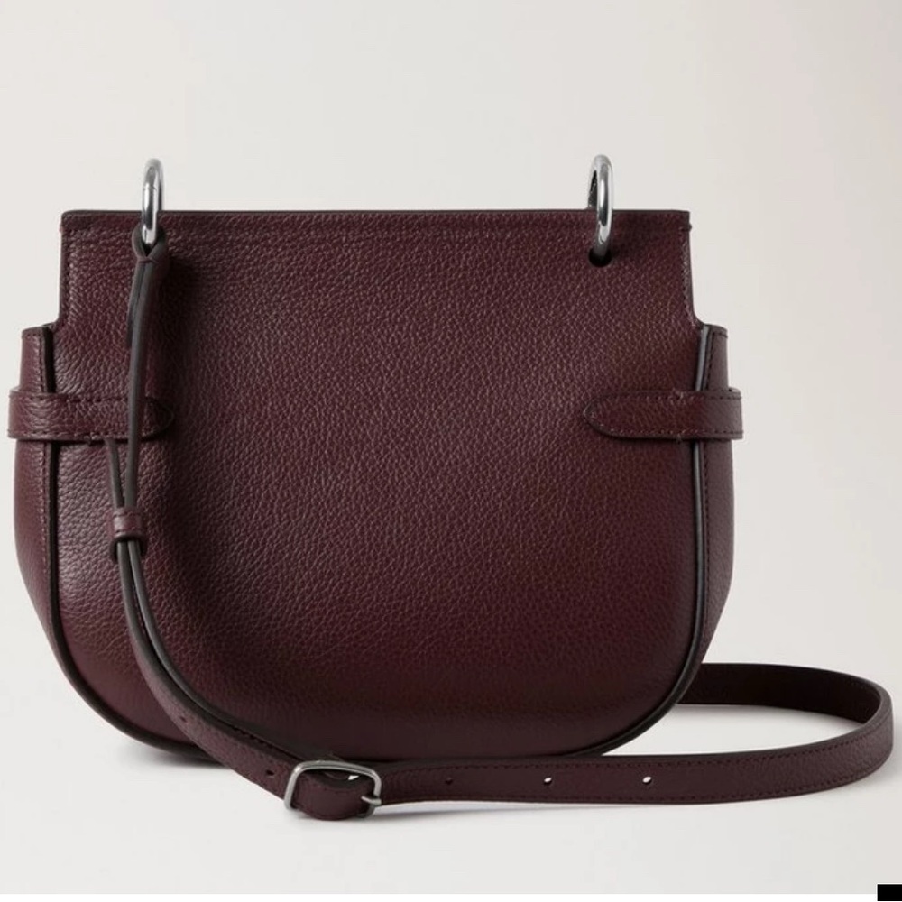Mulberry MINI Amberley Satchel in Deep Red - Picture 2 of 7